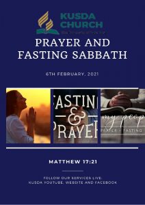 Prayer and Fasting Sabbath